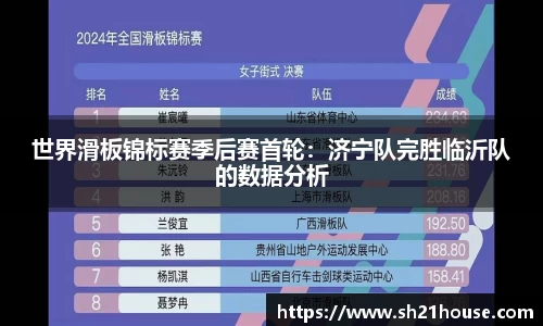 世界滑板锦标赛季后赛首轮：济宁队完胜临沂队的数据分析